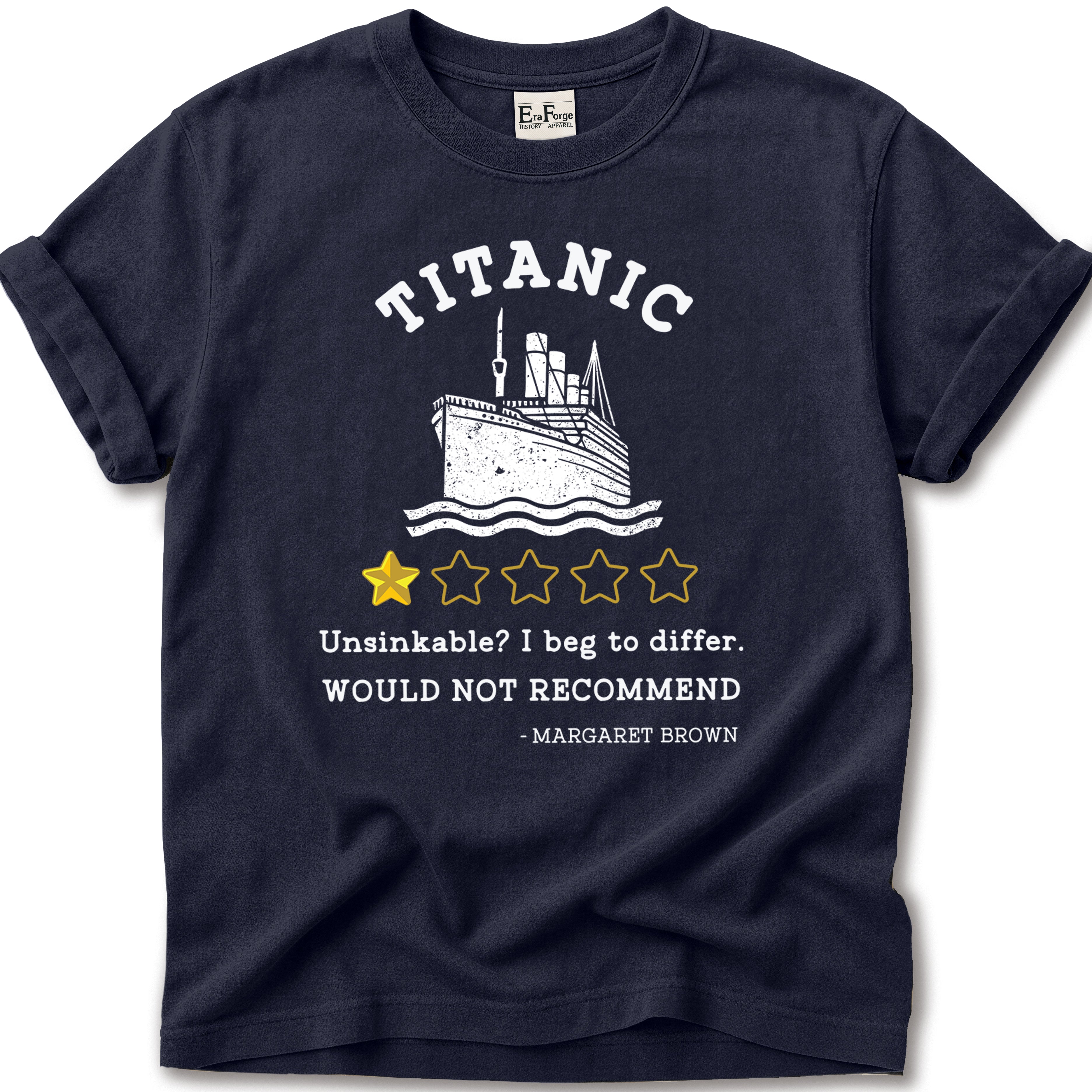 Titanic Funny Bad Review T-Shirt