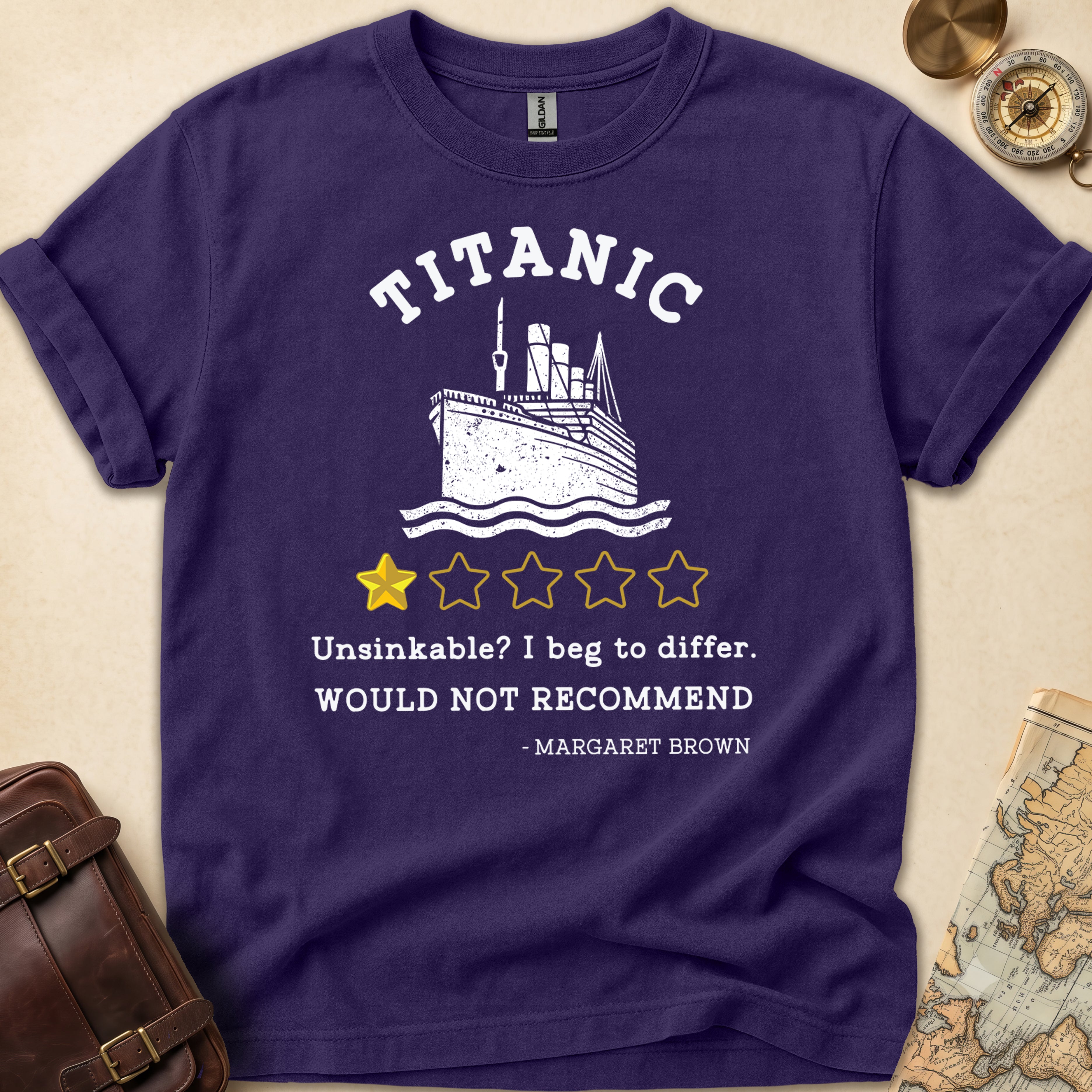 Titanic Funny Bad Review T-Shirt