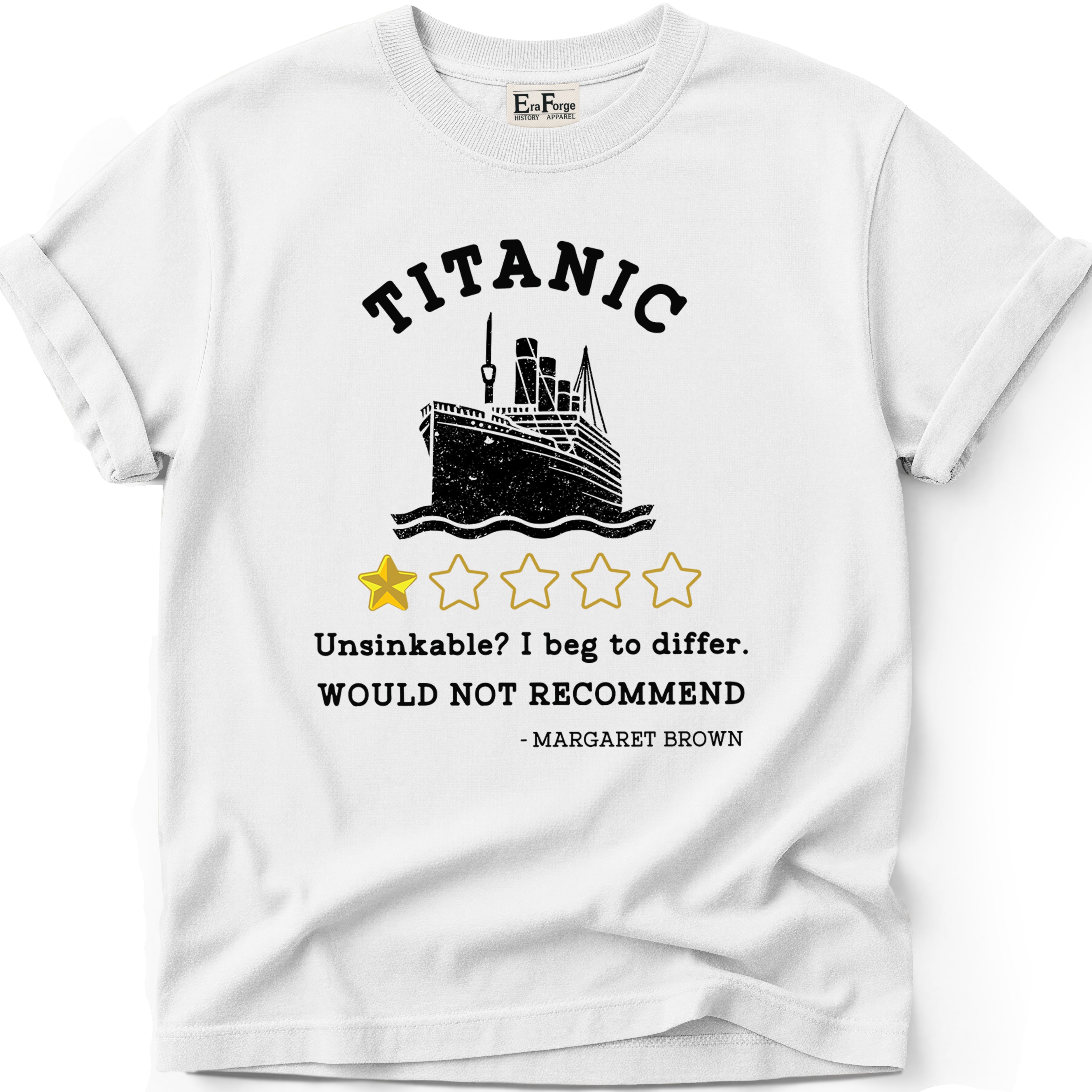 Titanic Funny Bad Review T-Shirt