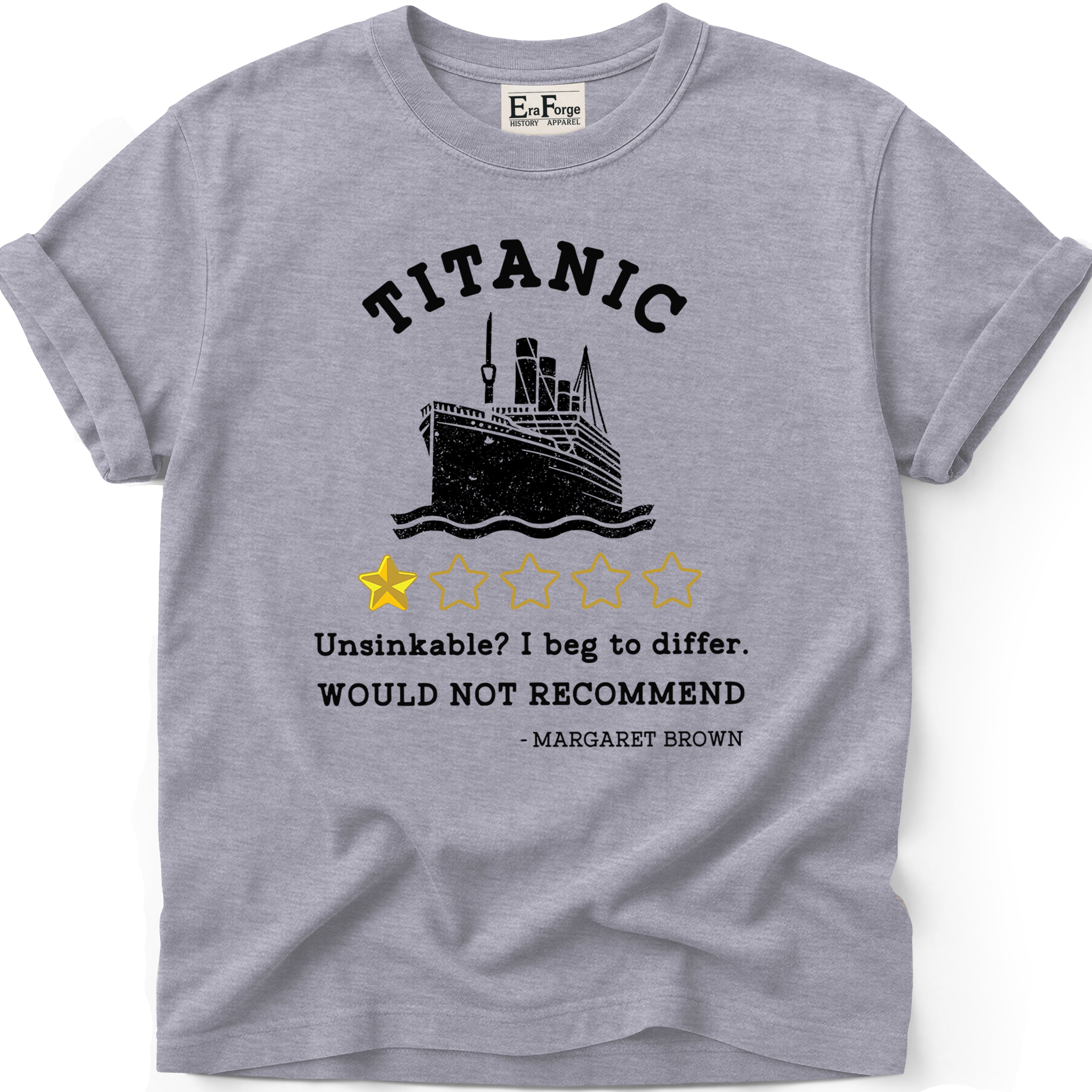 Titanic Funny Bad Review T-Shirt