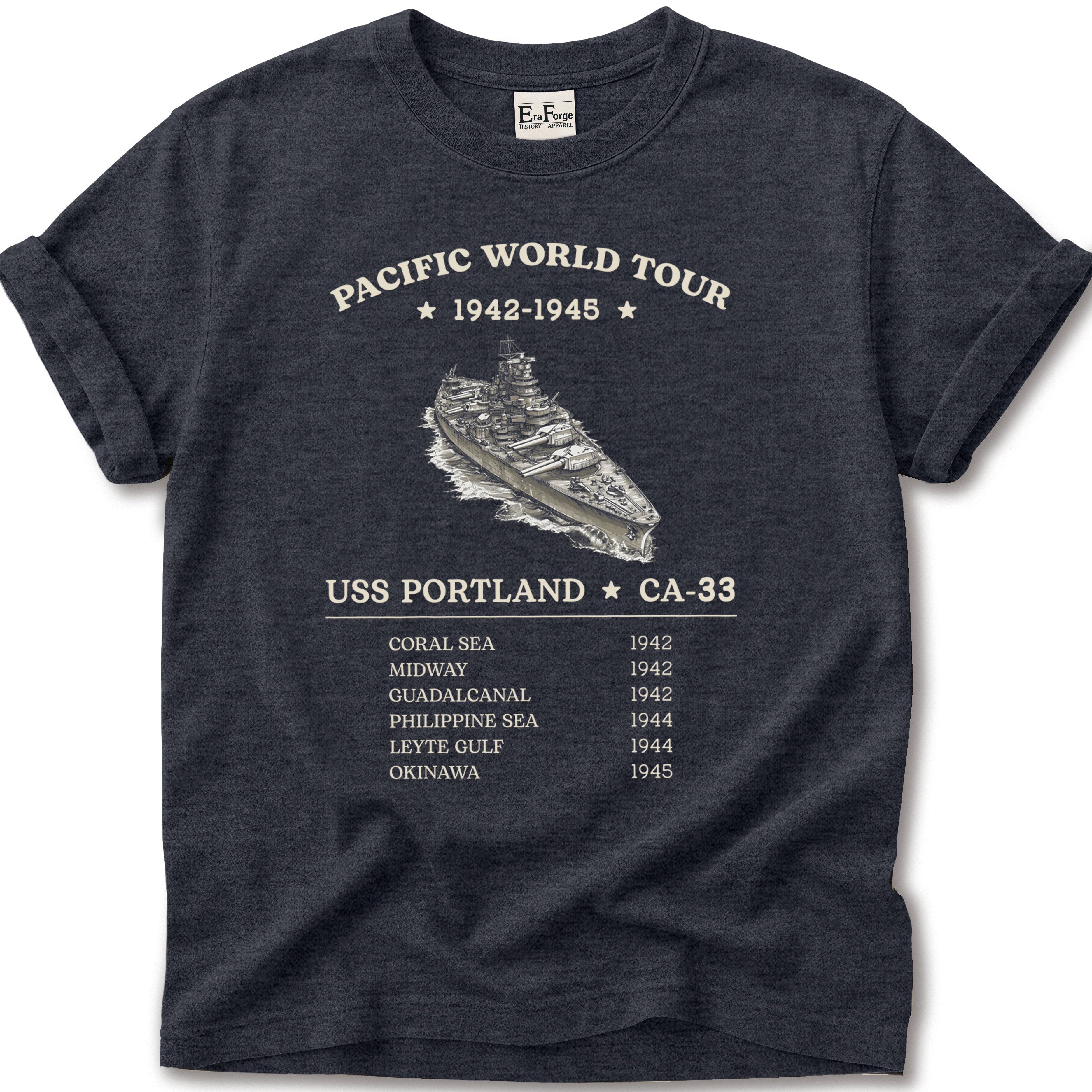 USS Portland Pacific Tour T-Shirt