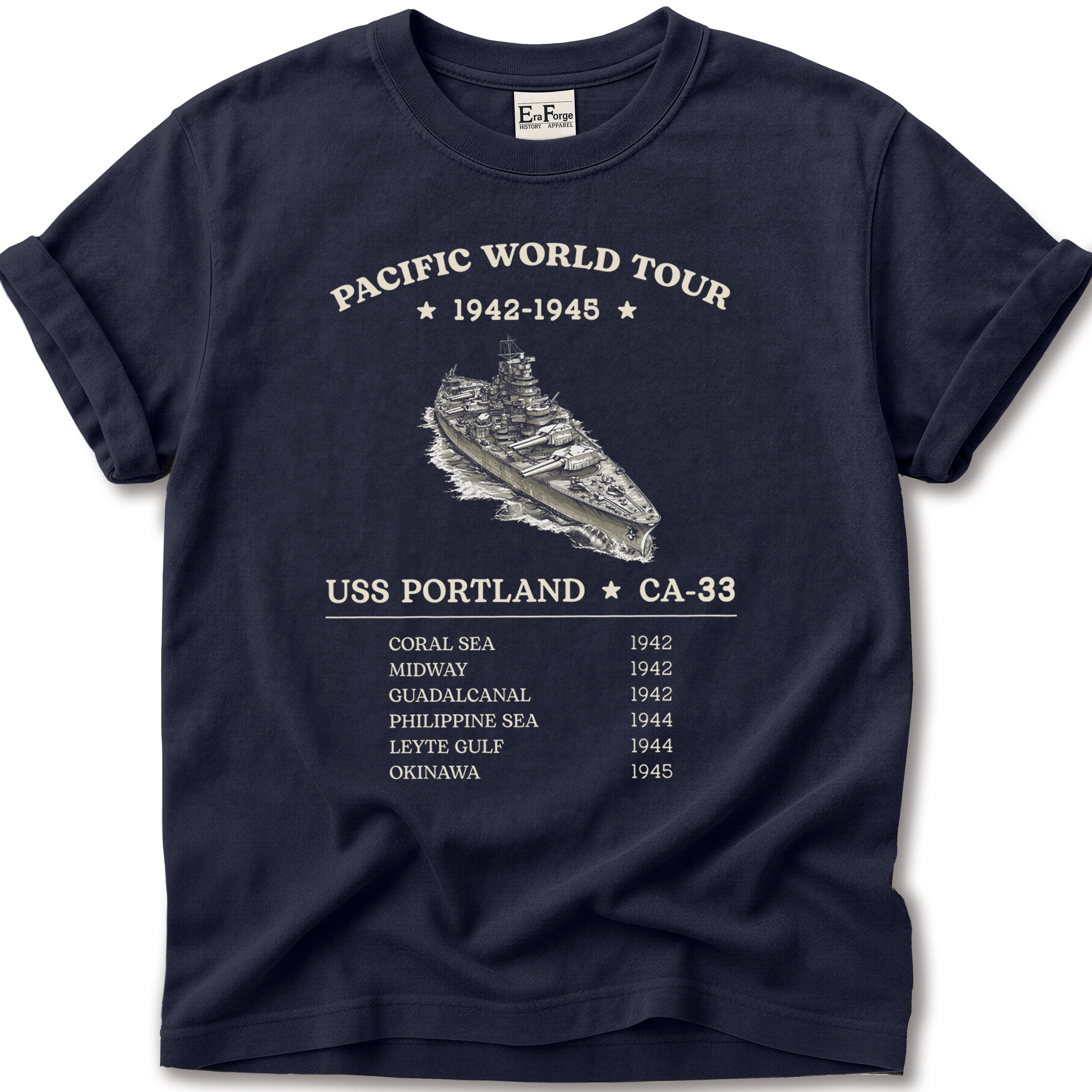 USS Portland Pacific Tour T-Shirt