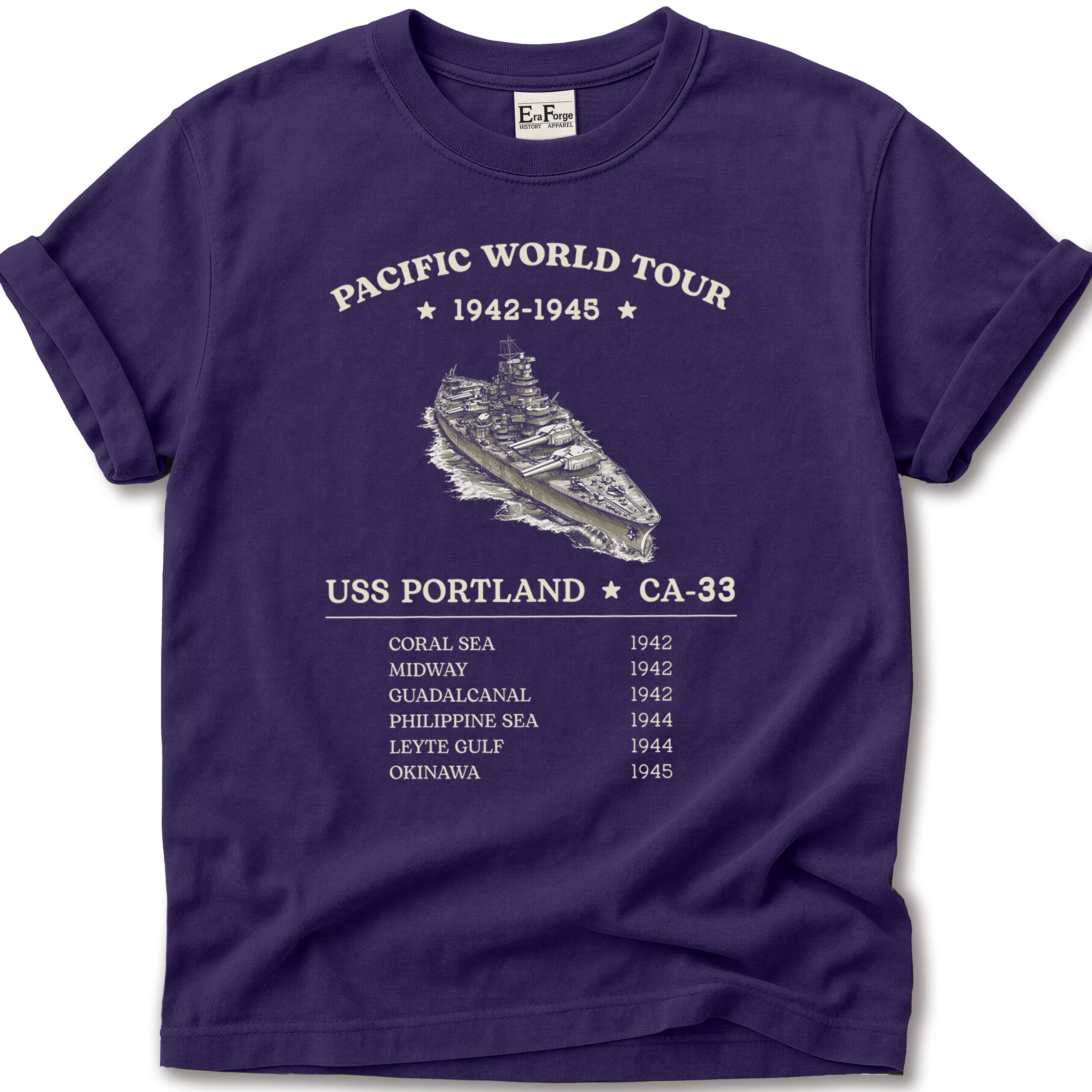 USS Portland Pacific Tour T-Shirt