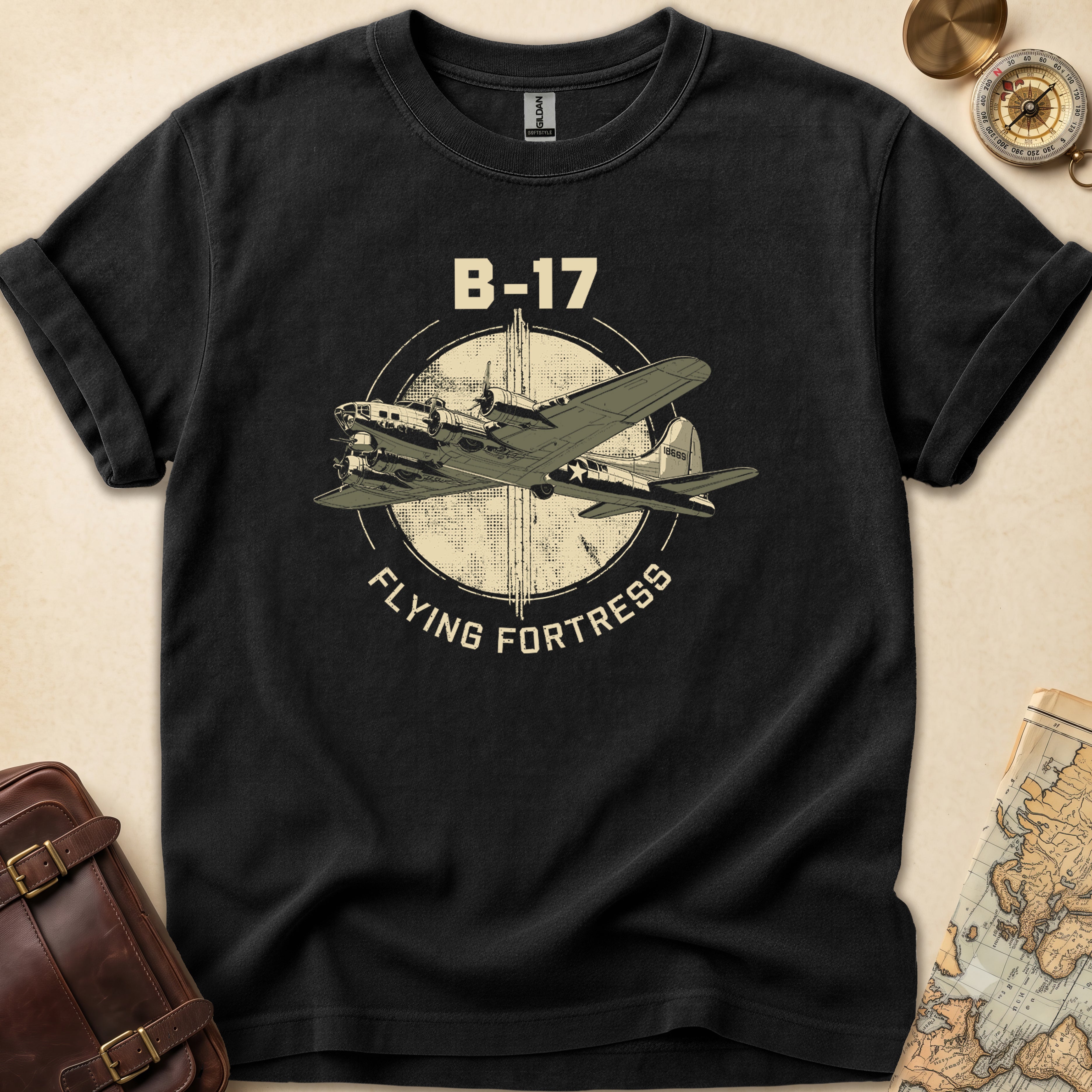 WWII B-17 Flying Fortress T-Shirt