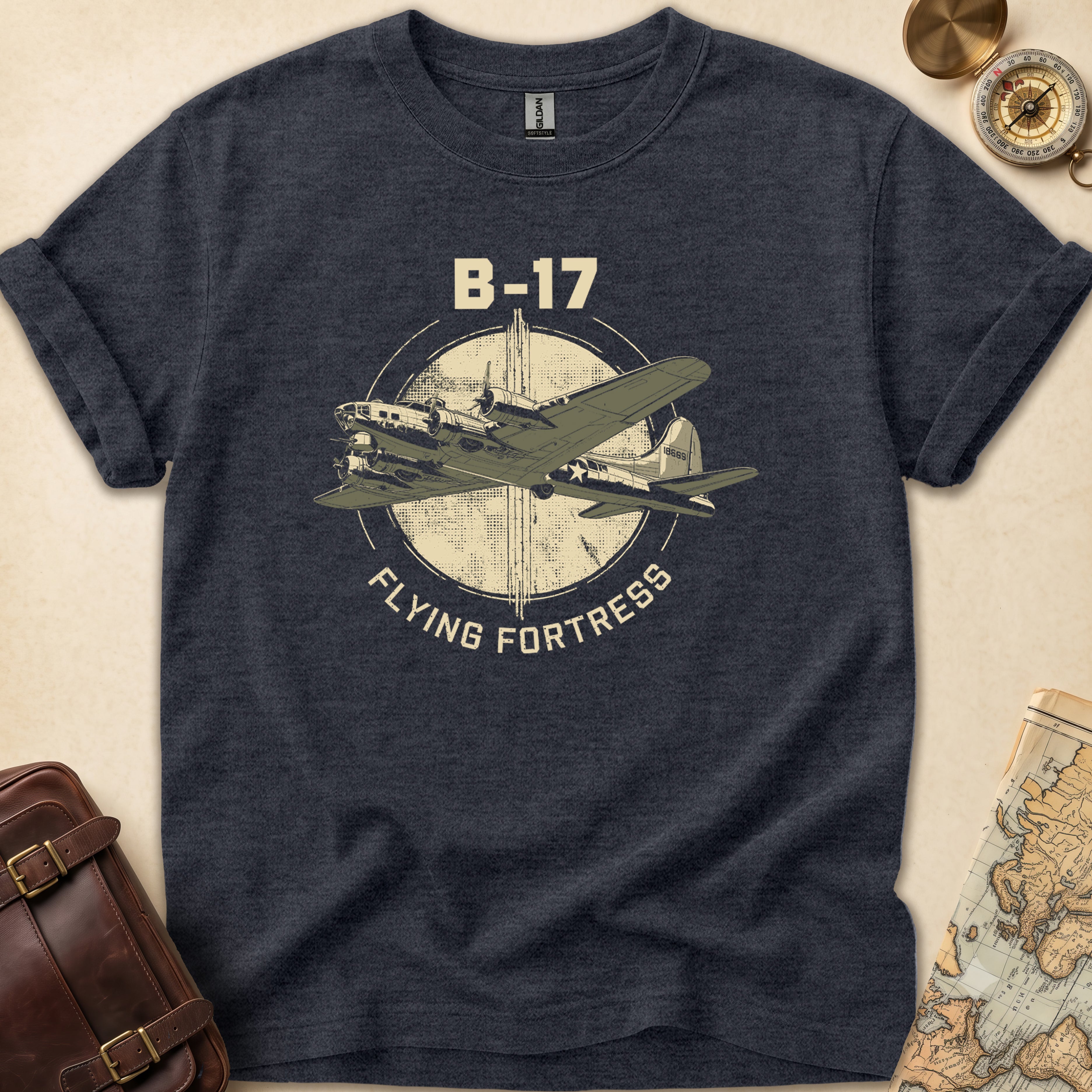 WWII B-17 Flying Fortress T-Shirt