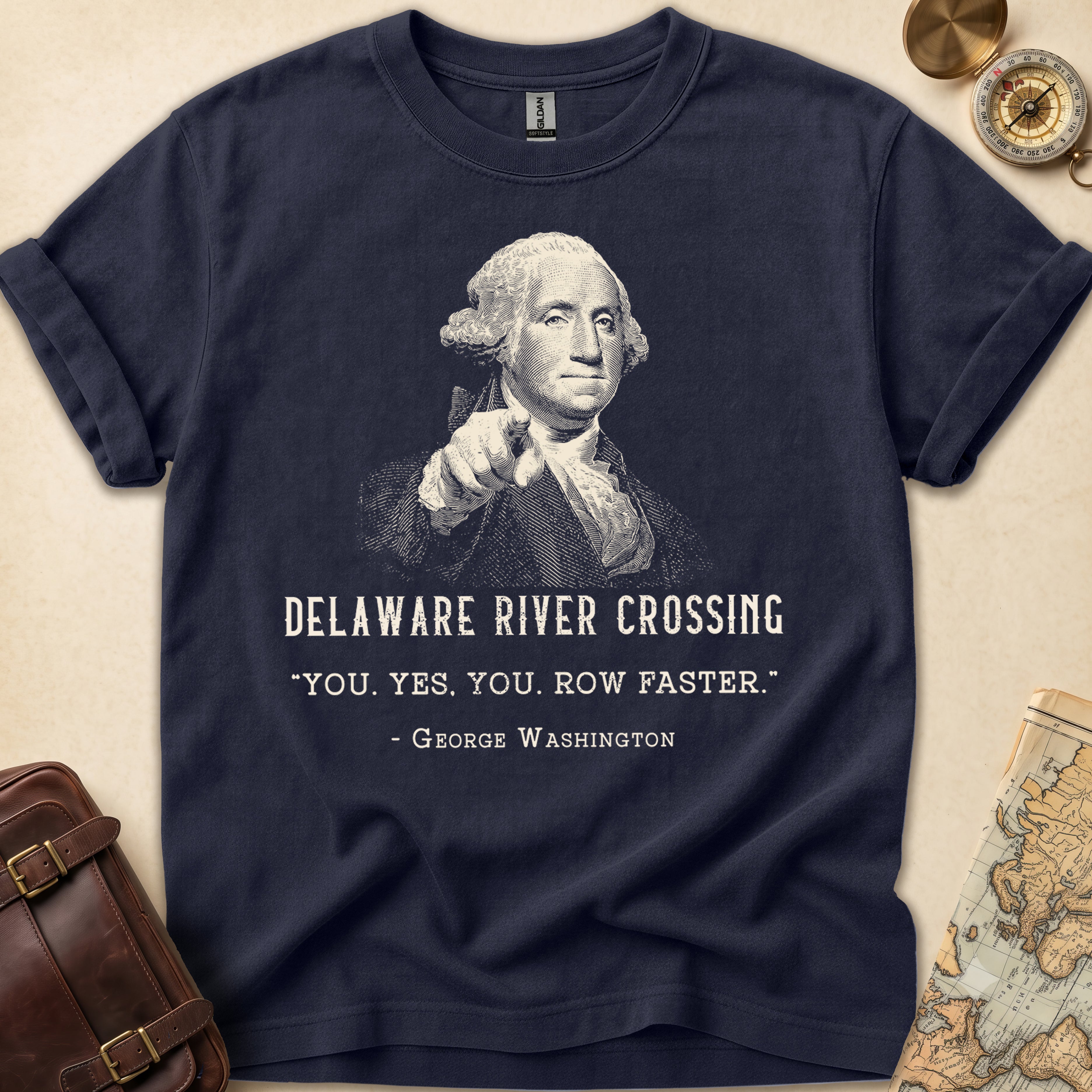 George Washington Row Faster T-Shirt